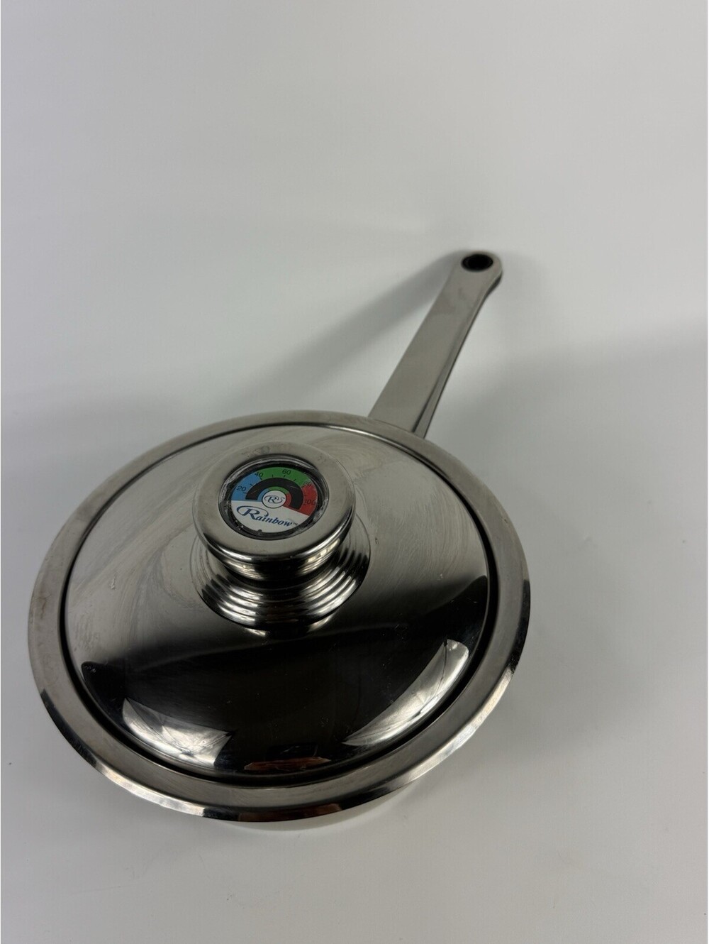 Rainbow Stainless Steel Nutri Thermic 10" Sauce Skillet Pan W/ Lid